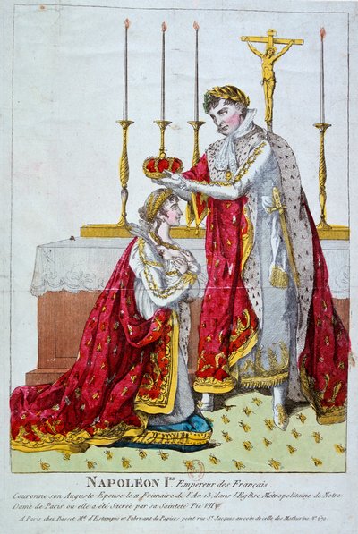 Kröning av kejsarinnan Josephine, 2 december 1804, 1800-talet av Unbekannt