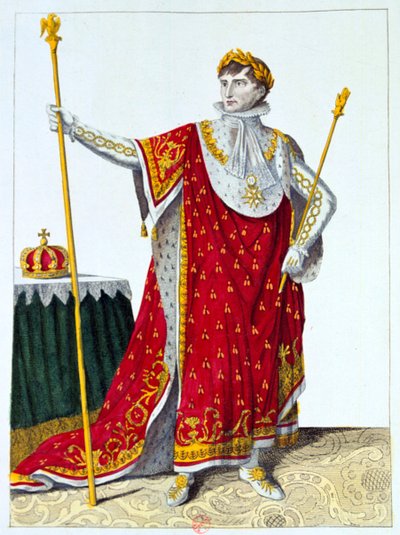 Dräkt för kröningen av Napoleon I, 2 december 1804, 1800-talet av Unbekannt
