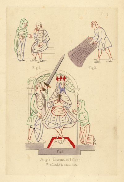 anglosaxarnas dräkter av Unbekannt