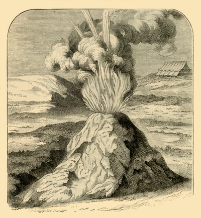 Cotopaxi i utbrottet 1743, 1881. av Unbekannt