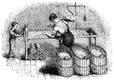Bomullstillverkning, c1845 av Unbekannt