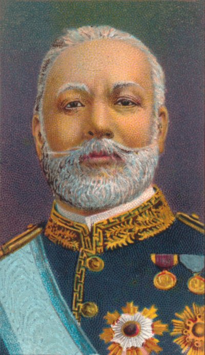 Greve Hayashi Tadasu, 1850-1913, karriärdiplomat och statsråd i Meiji-perioden Japan, 1906 av Unbekannt