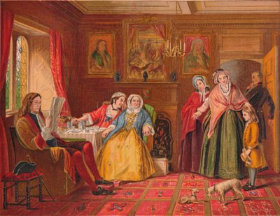 Landskusin, c1847 av Unbekannt