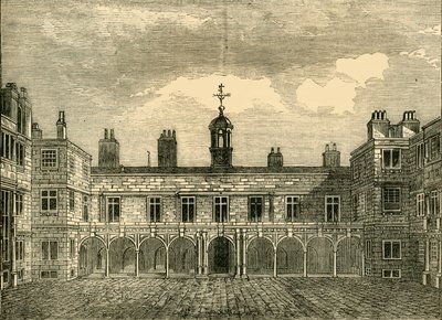 Court of Old Somerset House, från norr, 1881. av Unbekannt