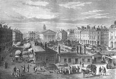 Covent Garden Market, c1820 1897 av Unbekannt