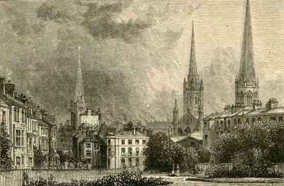 Coventry - The Spiers of Trinity, St. Michaels och Christ Church, 1898. av Unbekannt