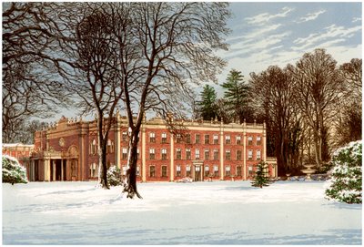 Cranbury Park, Hampshire, hem för familjen Chamberlayne, c1880 av Unbekannt
