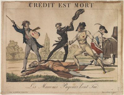 Credit is Dead Credit is dead, tidigt 1800-tal. av Unbekannt