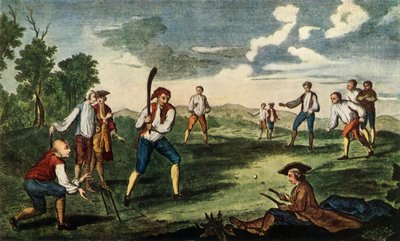 "Cricket as Played in the Artillery Ground, London, 1785", 1947. av Unbekannt
