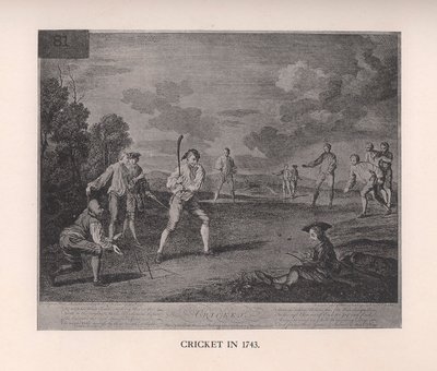 Cricket 1743 1912 av Unbekannt