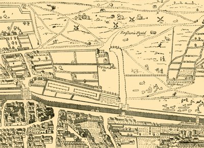 Cripplegate and Neighbourhood, c1872. av Unbekannt