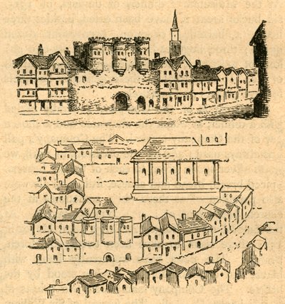 Cromwell House, från Aggass Map, 1897. av Unbekannt