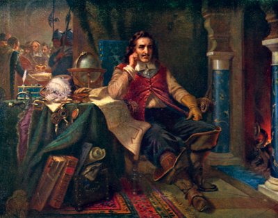 Cromwell vägrar kronan, 1925 av Unbekannt