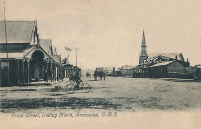 Tvärgatan, norrut, Kroonstad, O.R.C, c1905. av Unbekannt