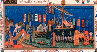 Korsfarare på väg till det heliga landet, 1400-talet av Unbekannt