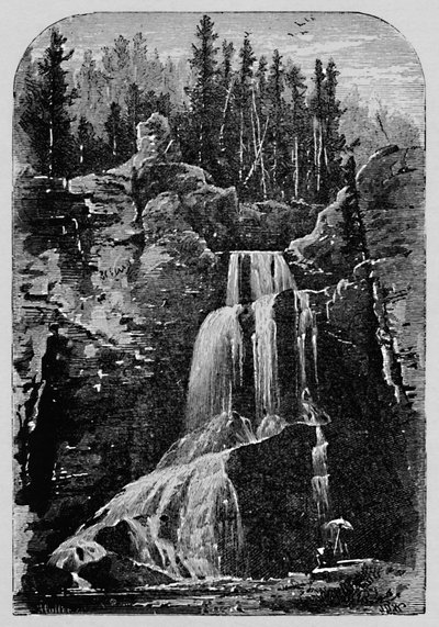 Crystal Falls, 1883 av Unbekannt