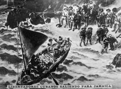 Kubanska libertadorer på väg till Jamaica, 1987, 1920-talet av Unbekannt
