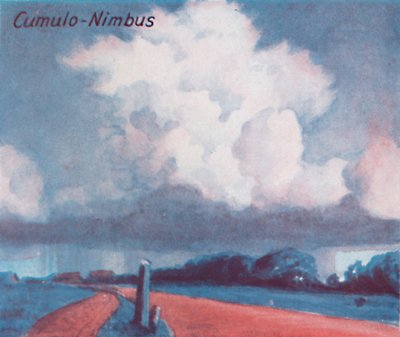 Cumulo-Nimbus - Ett dussin av de viktigaste molnformerna på himlen, 1935 av Unbekannt