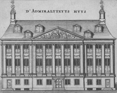 DAdmiralyteyts Huys, sent 1600-tidigt 1700-tal. av Unbekannt