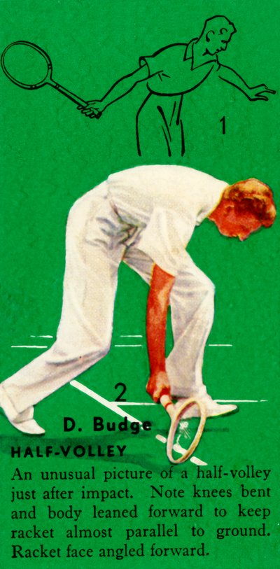 D. Budge - Half-Volley, c1935. av Unbekannt