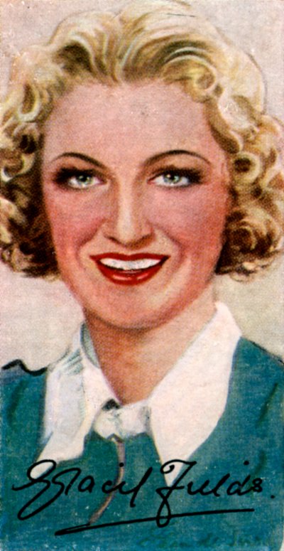 Dame Gracie Fields, 1898-1979, engelsk sångerska och komiker, 1900-talet av Unbekannt