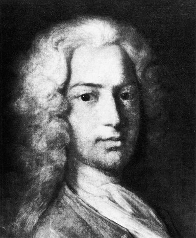 Daniel Bernoulli, schweizisk matematiker, tidigt 1700-tal av Unbekannt