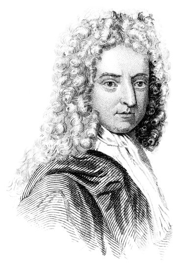 Daniel Defoe, engelsk författare, journalist och spion, c1850 av Unbekannt