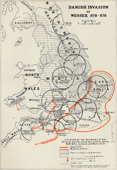 Dansk invasion av Wessex 876-878, 1935 av Unbekannt