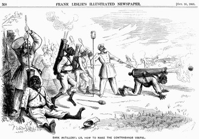 Mörkt artilleri, eller hur man gör smugglarna användbara, amerikanska inbördeskriget, 1861 av Unbekannt