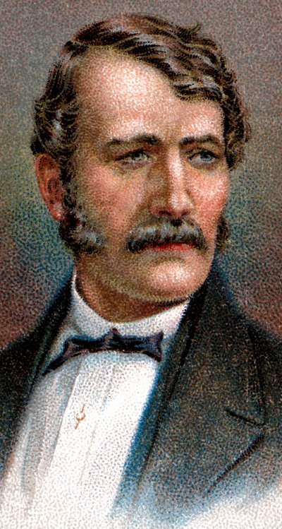 David Livingstone, skotsk missionär och afrikansk upptäcktsresande från 1800-talet, c1915 av Unbekannt