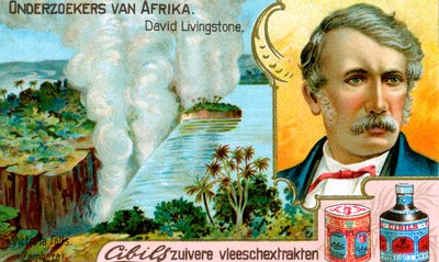 David Livingstone, skotsk missionär, ca 1900 av Unbekannt