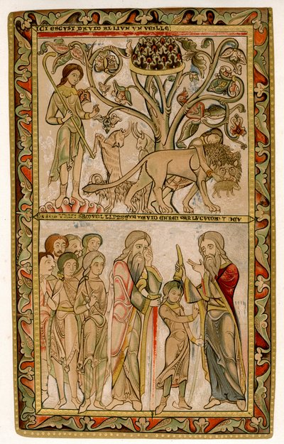 David och Samuel, 1121-1161 av Unbekannt