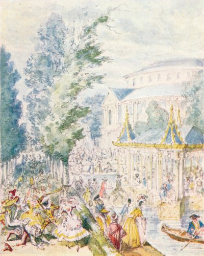 Dagmaskerad i Ranelagh Gardens, 1842, 1903. av Unbekannt