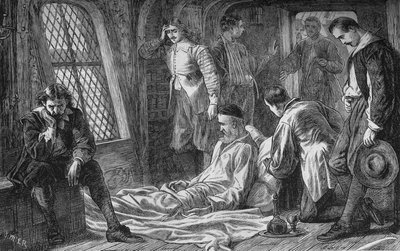 Amiral Blakes död, 7 augusti 1657, c1880 av Unbekannt