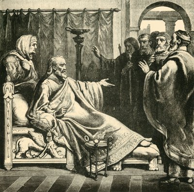 Augustus död, 1890. av Unbekannt