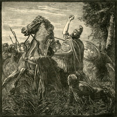 Crassus död, 1890. av Unbekannt