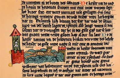 Frederick Barbarossas död, c1154, 1907. av Unbekannt