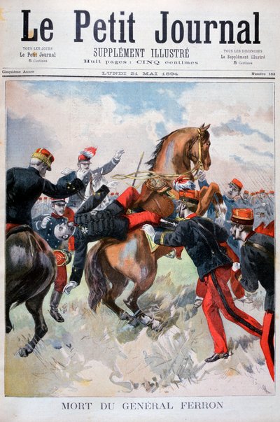 General Ferrons död, 1894 av Unbekannt