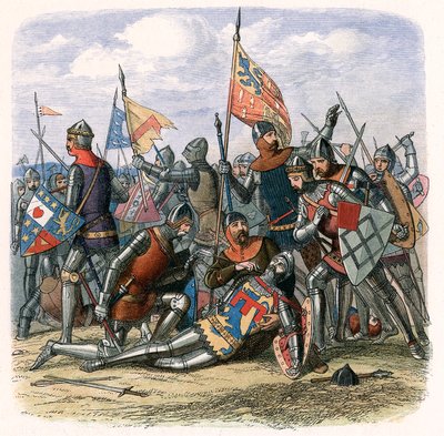 Henry Percy Harry Hotspurs död i slaget vid Shrewsbury, 21 juli 1403, c1860 av Unbekannt
