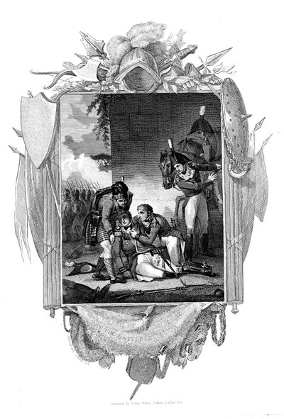 Generallöjtnant Sir John Moore, brittisk soldat död, La Coruna, Spanien, 1809 av Unbekannt