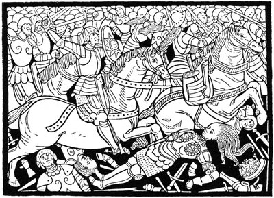 Penthesileas död, 1484 1964. av Unbekannt