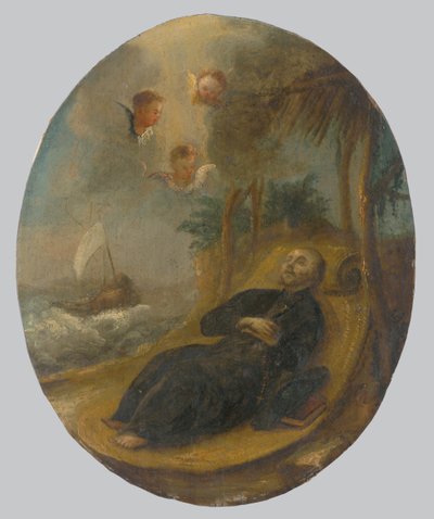 Death of Saint Francis of Assisi av Unbekannt