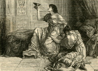 Sophonisbas död 1890. av Unbekannt