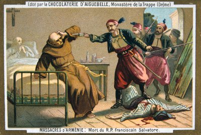 Död av pastor Salvatore, en franciskanermunk, 1895 av Unbekannt