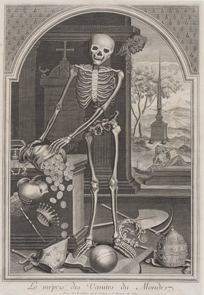 Death with Worldly Vanities, 17001720. av Unbekannt