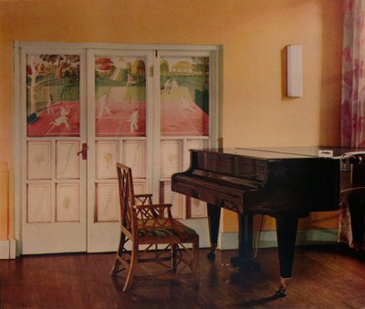 Dekoration av Eric Ravilious i Sir Geoffrey Frys lägenhet, Portman Square, London, 1933 av Unbekannt