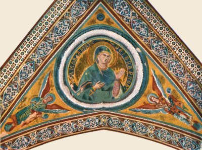 Dekoration i basilikan Saint Francis, Assisi, Italien, 1928. av Unbekannt