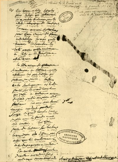 Dekret av Napoleon Bonaparte, 23 maj 1796, 1921. av Unbekannt