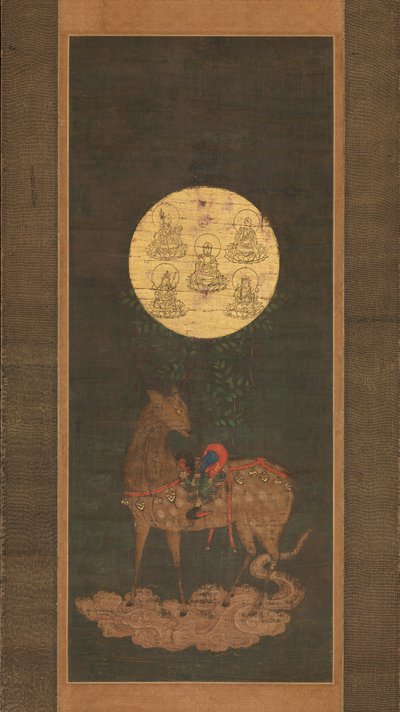 Deer Mandala av Kasuga Shrine, sent 1300-tal. av Unbekannt