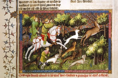 Rådjursjakt, 1400-talet av Unbekannt
